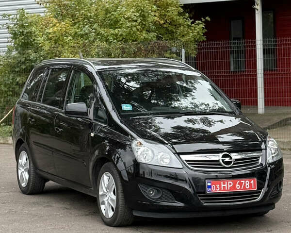 Черный Опель Зафира, объемом двигателя 1.6 л и пробегом 177 тыс. км за 7700 $, фото 5 на Automoto.ua