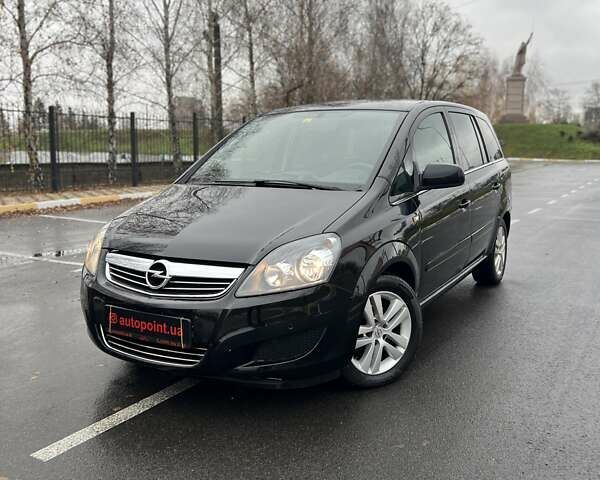 Черный Опель Зафира, объемом двигателя 1.8 л и пробегом 166 тыс. км за 7999 $, фото 3 на Automoto.ua
