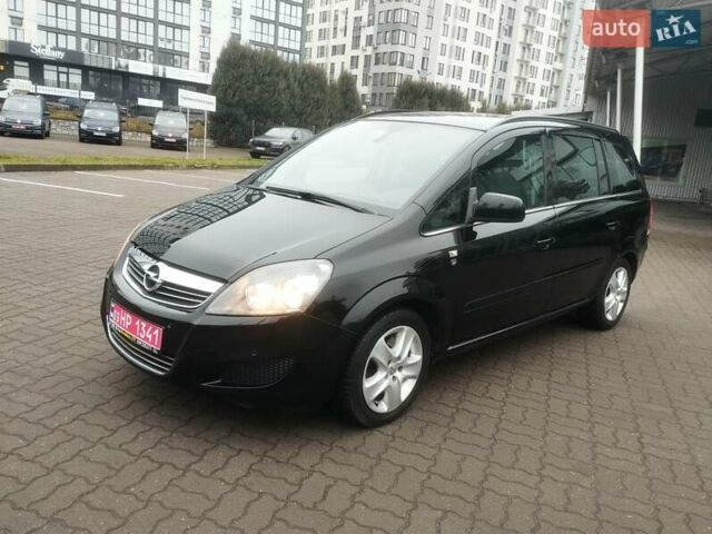 Черный Опель Зафира, объемом двигателя 1.7 л и пробегом 244 тыс. км за 7650 $, фото 57 на Automoto.ua