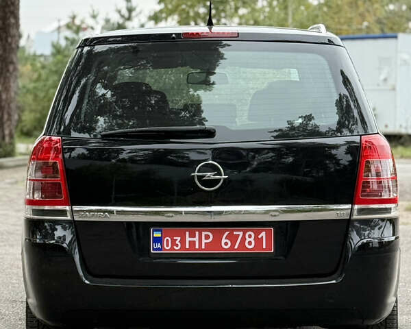 Черный Опель Зафира, объемом двигателя 1.6 л и пробегом 177 тыс. км за 7700 $, фото 10 на Automoto.ua