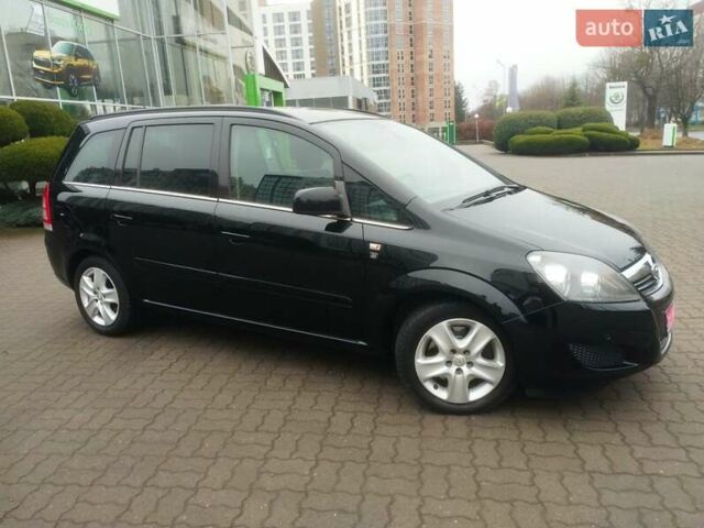 Черный Опель Зафира, объемом двигателя 1.7 л и пробегом 244 тыс. км за 7650 $, фото 41 на Automoto.ua