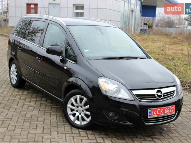 Черный Опель Зафира, объемом двигателя 1.8 л и пробегом 220 тыс. км за 7499 $, фото 4 на Automoto.ua