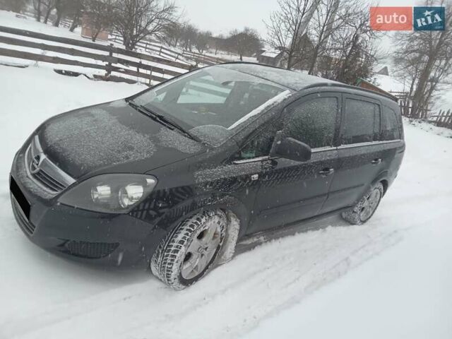 Черный Опель Зафира, объемом двигателя 1.7 л и пробегом 278 тыс. км за 8000 $, фото 2 на Automoto.ua