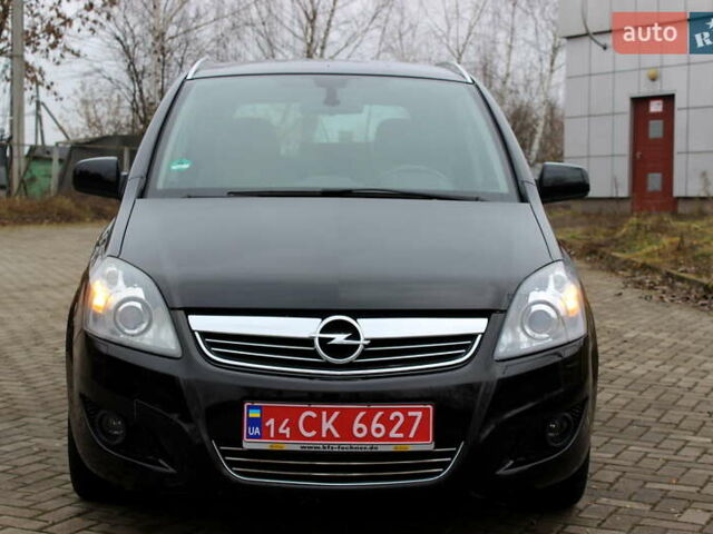 Черный Опель Зафира, объемом двигателя 1.8 л и пробегом 220 тыс. км за 7499 $, фото 14 на Automoto.ua