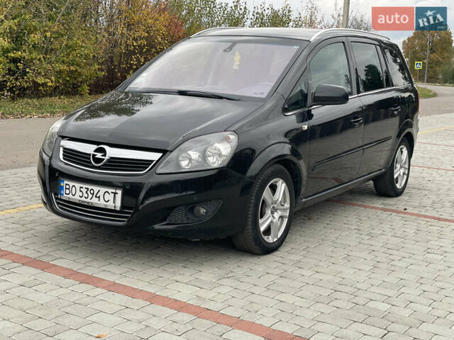 Черный Опель Зафира, объемом двигателя 1.7 л и пробегом 278 тыс. км за 7300 $, фото 2 на Automoto.ua