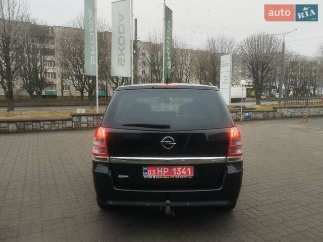 Черный Опель Зафира, объемом двигателя 1.7 л и пробегом 244 тыс. км за 7650 $, фото 54 на Automoto.ua