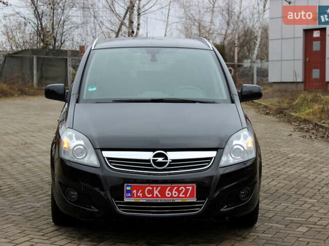 Черный Опель Зафира, объемом двигателя 1.8 л и пробегом 220 тыс. км за 7499 $, фото 13 на Automoto.ua