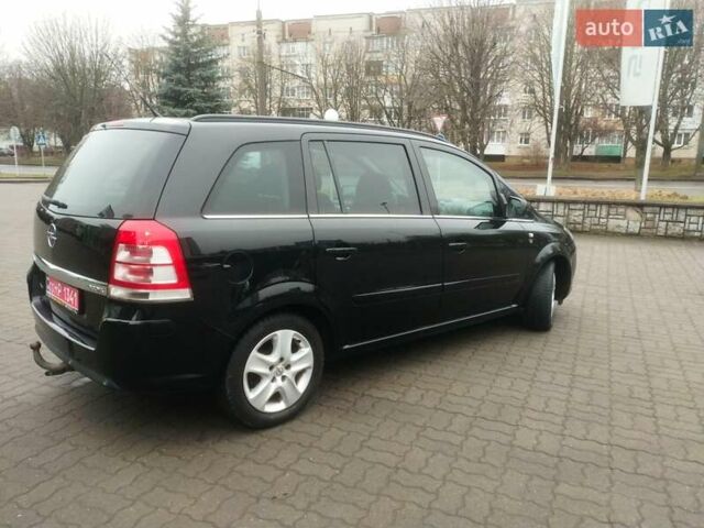 Черный Опель Зафира, объемом двигателя 1.7 л и пробегом 244 тыс. км за 7650 $, фото 14 на Automoto.ua