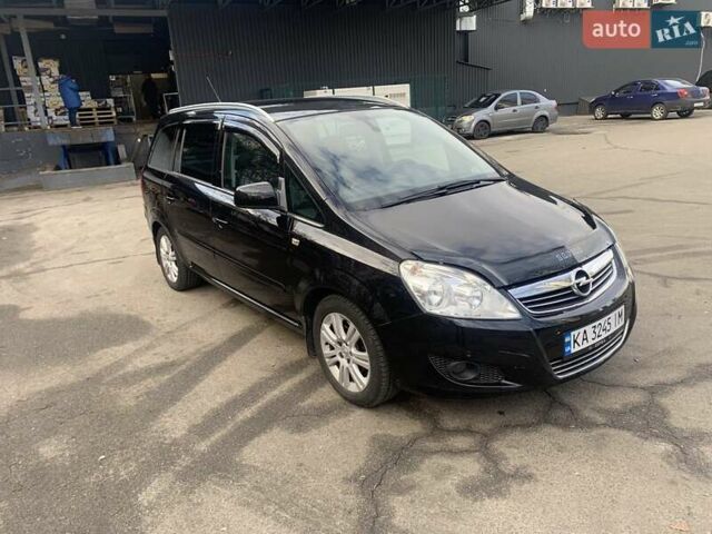 Черный Опель Зафира, объемом двигателя 1.69 л и пробегом 264 тыс. км за 7300 $, фото 1 на Automoto.ua