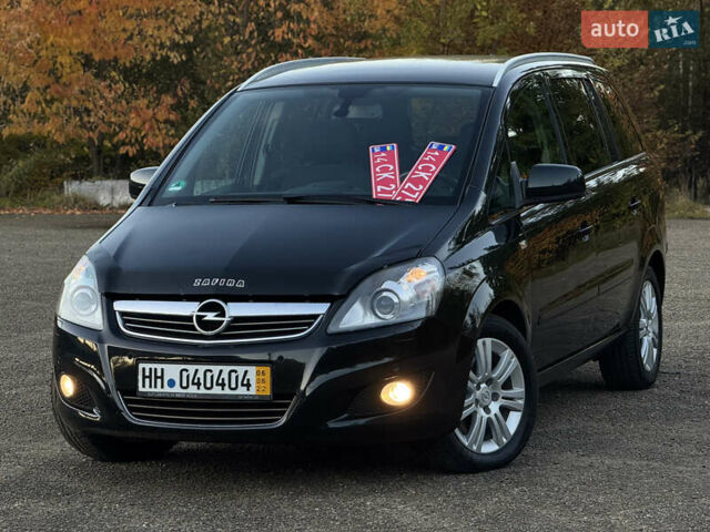 Черный Опель Зафира, объемом двигателя 1.7 л и пробегом 189 тыс. км за 8350 $, фото 130 на Automoto.ua