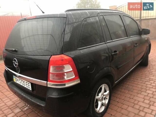 Черный Опель Зафира, объемом двигателя 1.8 л и пробегом 175 тыс. км за 7500 $, фото 5 на Automoto.ua