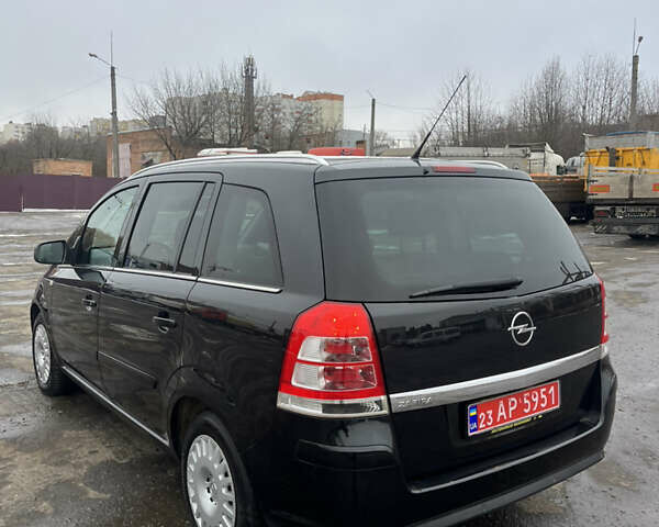 Черный Опель Зафира, объемом двигателя 1.8 л и пробегом 211 тыс. км за 8000 $, фото 10 на Automoto.ua