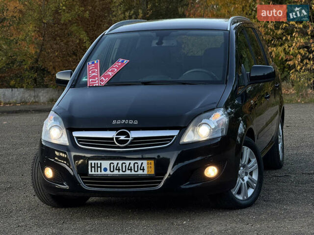 Черный Опель Зафира, объемом двигателя 1.7 л и пробегом 189 тыс. км за 8350 $, фото 19 на Automoto.ua