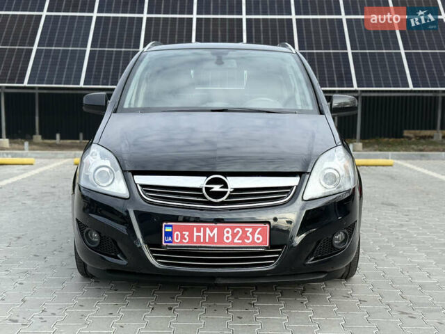 Черный Опель Зафира, объемом двигателя 1.8 л и пробегом 213 тыс. км за 7700 $, фото 3 на Automoto.ua