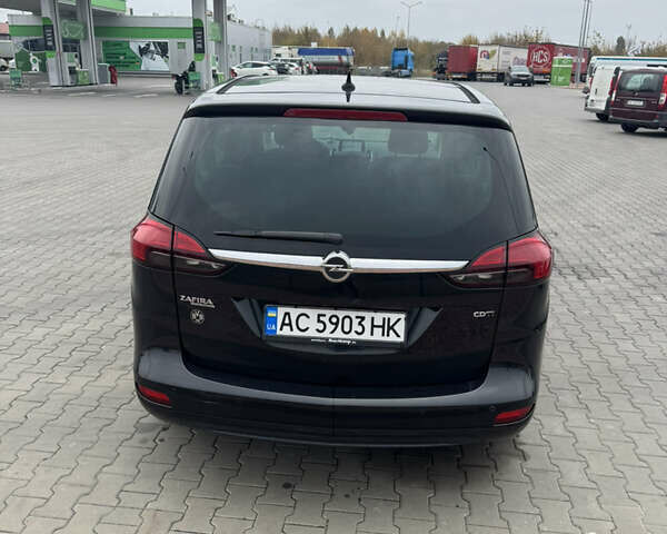 Опель Зафира 2012 в Луцке на Automoto.ua Черный Опель Зафира, объемом двигателя 1.96 л и пробегом 283 тыс. км за 11500 $, фото 4 на Automoto.ua