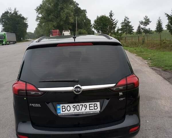 Черный Опель Зафира, объемом двигателя 2 л и пробегом 185 тыс. км за 11500 $, фото 8 на Automoto.ua