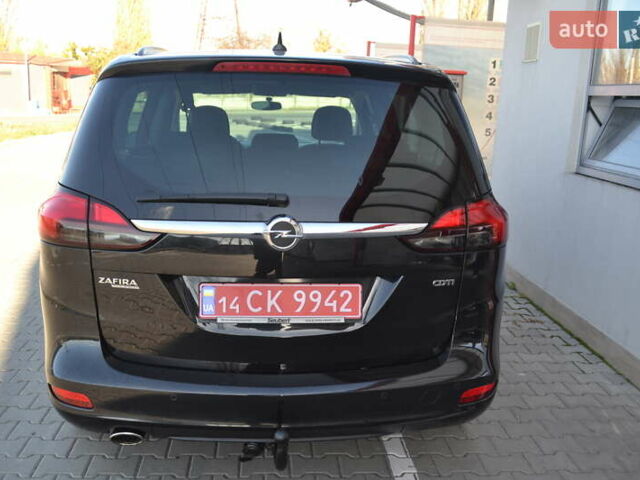 Черный Опель Зафира, объемом двигателя 1.96 л и пробегом 165 тыс. км за 13200 $, фото 7 на Automoto.ua