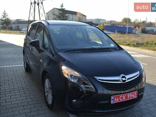 Черный Опель Зафира, объемом двигателя 1.96 л и пробегом 165 тыс. км за 13200 $, фото 1 на Automoto.ua