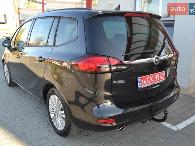 Черный Опель Зафира, объемом двигателя 1.96 л и пробегом 165 тыс. км за 13200 $, фото 8 на Automoto.ua