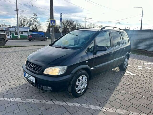 Чорний Опель Зафіра, об'ємом двигуна 2 л та пробігом 200 тис. км за 3900 $, фото 6 на Automoto.ua