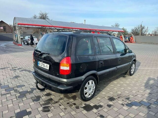 Чорний Опель Зафіра, об'ємом двигуна 2 л та пробігом 200 тис. км за 3900 $, фото 3 на Automoto.ua