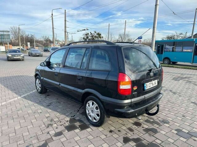 Чорний Опель Зафіра, об'ємом двигуна 2 л та пробігом 200 тис. км за 3900 $, фото 2 на Automoto.ua