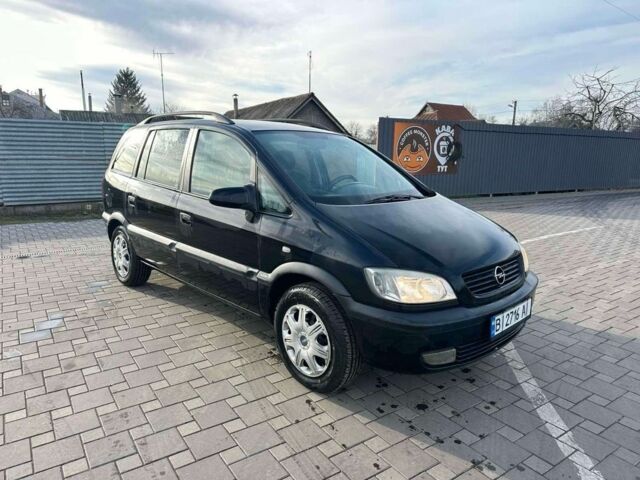 Чорний Опель Зафіра, об'ємом двигуна 2 л та пробігом 200 тис. км за 3900 $, фото 7 на Automoto.ua