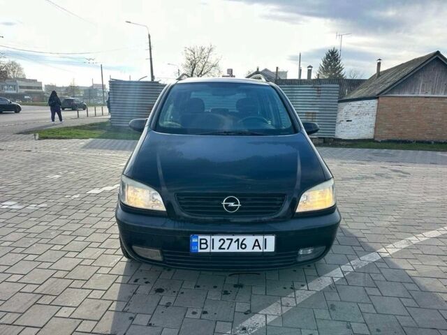 Чорний Опель Зафіра, об'ємом двигуна 2 л та пробігом 200 тис. км за 3900 $, фото 5 на Automoto.ua