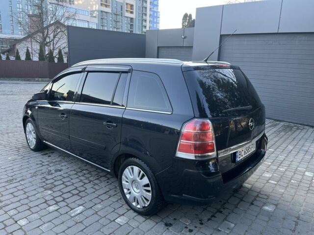 Черный Опель Зафира, объемом двигателя 1.6 л и пробегом 250 тыс. км за 6300 $, фото 15 на Automoto.ua