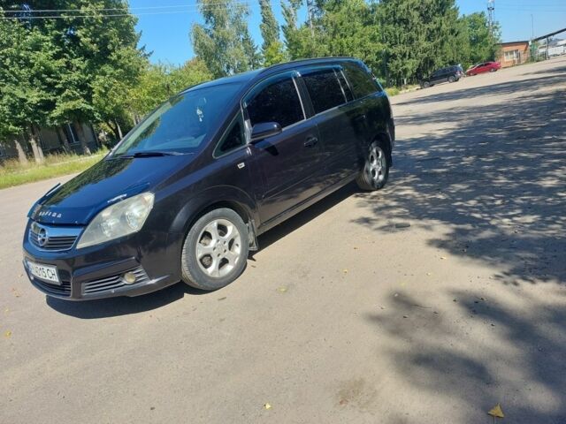 Черный Опель Зафира, объемом двигателя 1.8 л и пробегом 261 тыс. км за 6200 $, фото 7 на Automoto.ua