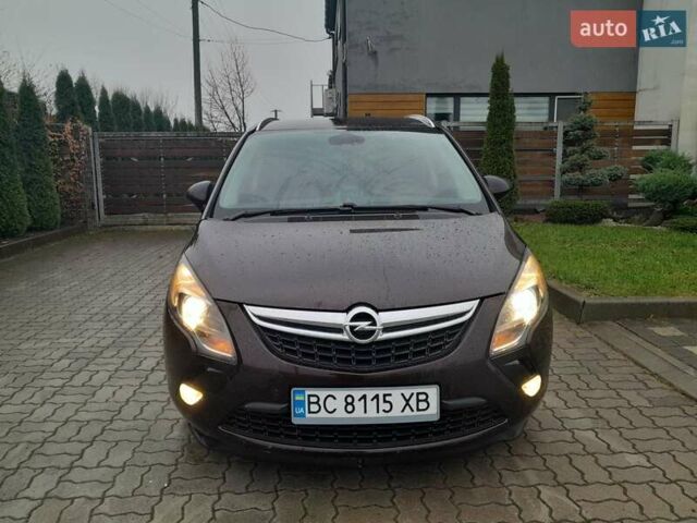 Коричневый Опель Зафира, объемом двигателя 1.6 л и пробегом 272 тыс. км за 8300 $, фото 2 на Automoto.ua
