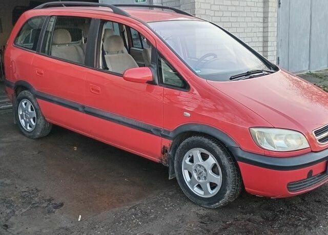 Красный Опель Зафира, объемом двигателя 2.2 л и пробегом 300 тыс. км за 2800 $, фото 2 на Automoto.ua