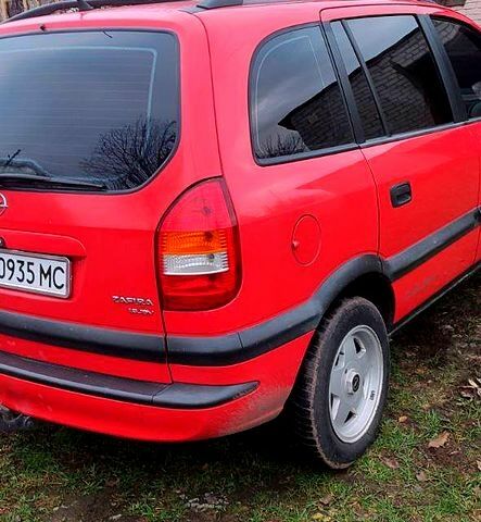 Червоний Опель Зафіра, об'ємом двигуна 1.8 л та пробігом 330 тис. км за 3800 $, фото 5 на Automoto.ua
