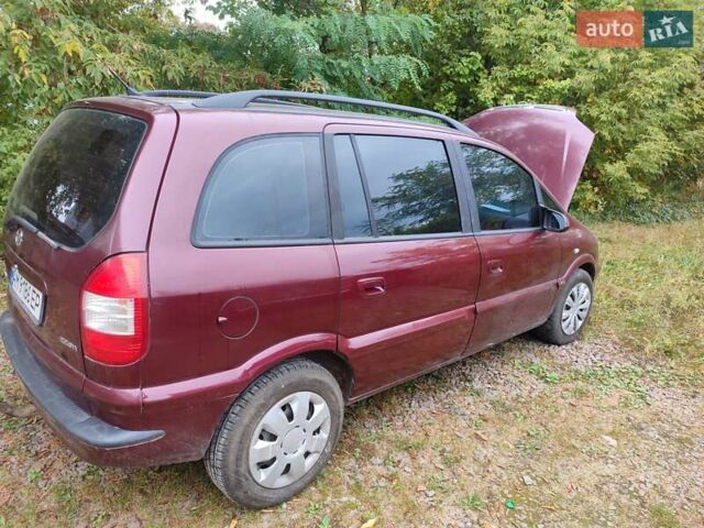 Опель Зафира 2004 в Коростене на Automoto.ua Красный Опель Зафира, объемом двигателя 2.17 л и пробегом 276 тыс. км за 3900 $, фото 5 на Automoto.ua