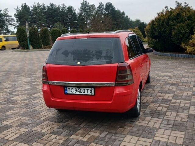 Красный Опель Зафира, объемом двигателя 1.9 л и пробегом 287 тыс. км за 3700 $, фото 5 на Automoto.ua