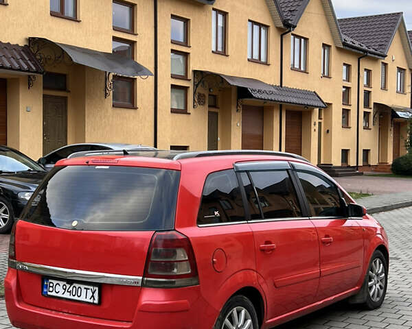 Красный Опель Зафира, объемом двигателя 1.91 л и пробегом 280 тыс. км за 3950 $, фото 3 на Automoto.ua