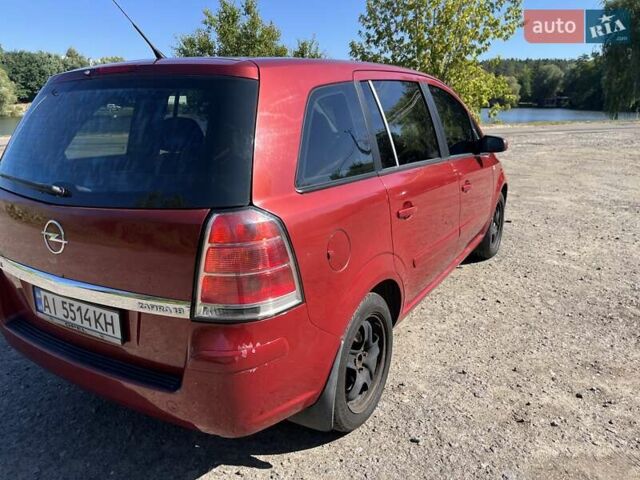 Червоний Опель Зафіра, об'ємом двигуна 1.8 л та пробігом 260 тис. км за 5200 $, фото 5 на Automoto.ua