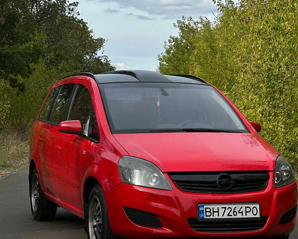 Красный Опель Зафира, объемом двигателя 1.7 л и пробегом 310 тыс. км за 7800 $, фото 3 на Automoto.ua