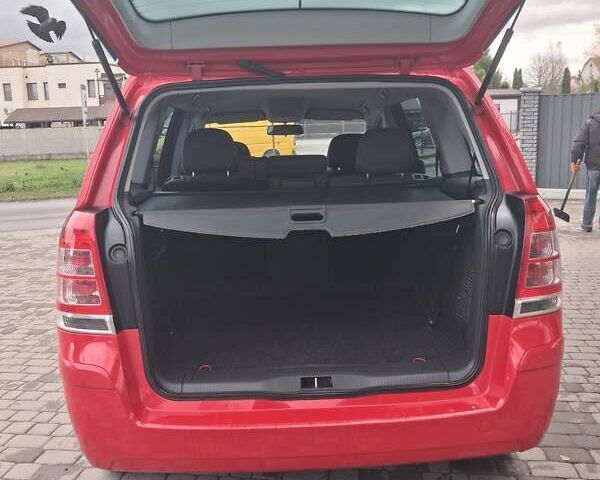 Красный Опель Зафира, объемом двигателя 1.69 л и пробегом 270 тыс. км за 6700 $, фото 14 на Automoto.ua