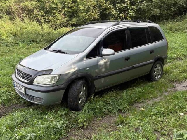 Серый Опель Зафира, объемом двигателя 2 л и пробегом 370 тыс. км за 3700 $, фото 10 на Automoto.ua