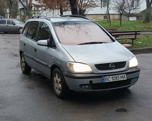 Серый Опель Зафира, объемом двигателя 2 л и пробегом 378 тыс. км за 2600 $, фото 4 на Automoto.ua
