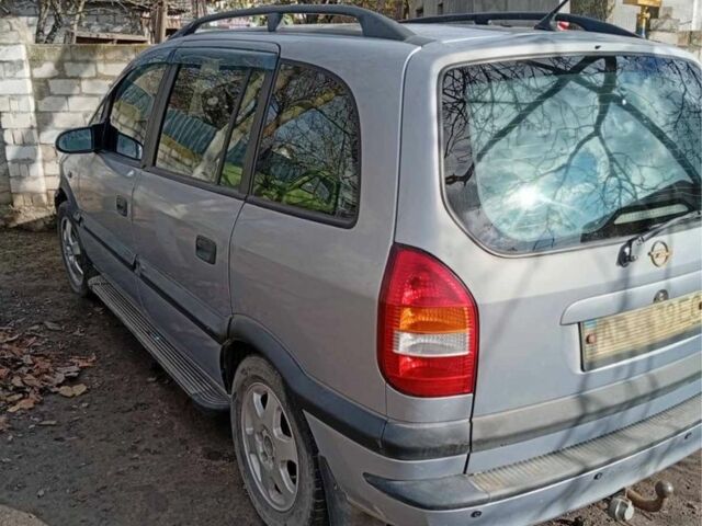 Серый Опель Зафира, объемом двигателя 2 л и пробегом 250 тыс. км за 1700 $, фото 3 на Automoto.ua