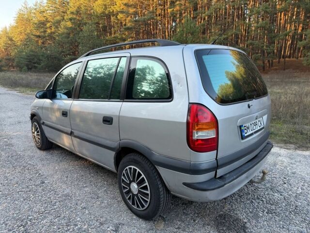 Серый Опель Зафира, объемом двигателя 2 л и пробегом 265 тыс. км за 3850 $, фото 7 на Automoto.ua