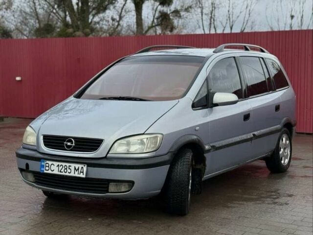 Серый Опель Зафира, объемом двигателя 2 л и пробегом 378 тыс. км за 2450 $, фото 1 на Automoto.ua