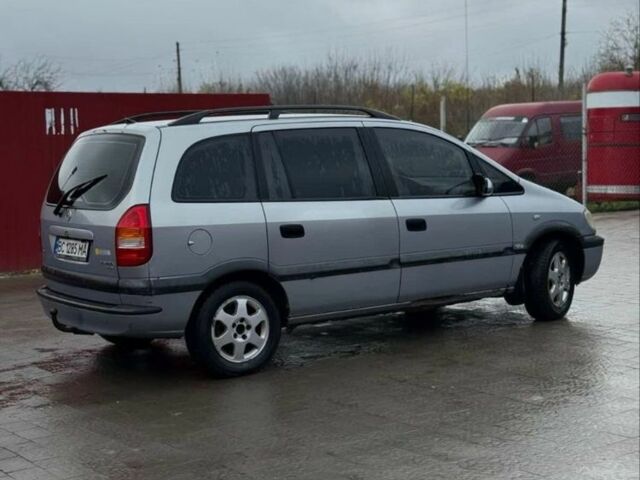 Серый Опель Зафира, объемом двигателя 2 л и пробегом 378 тыс. км за 2450 $, фото 2 на Automoto.ua