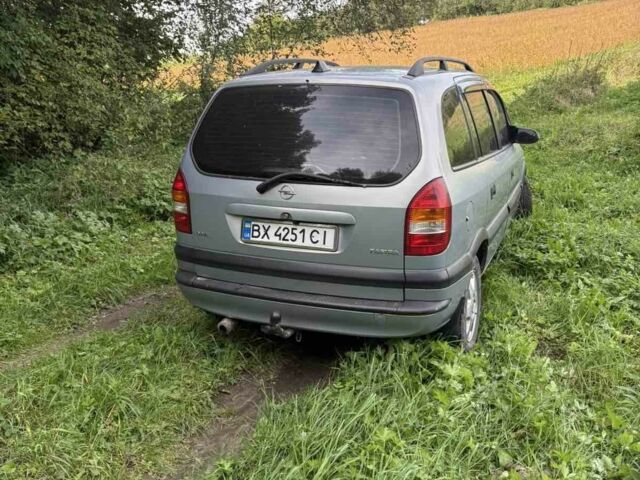 Серый Опель Зафира, объемом двигателя 2 л и пробегом 370 тыс. км за 3700 $, фото 2 на Automoto.ua