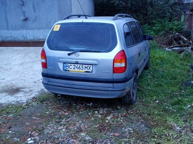 Серый Опель Зафира, объемом двигателя 1.8 л и пробегом 231 тыс. км за 3200 $, фото 2 на Automoto.ua