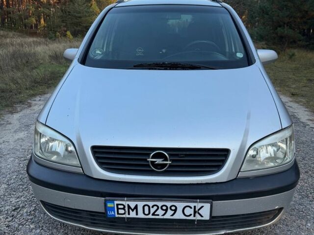 Серый Опель Зафира, объемом двигателя 2 л и пробегом 265 тыс. км за 3850 $, фото 4 на Automoto.ua