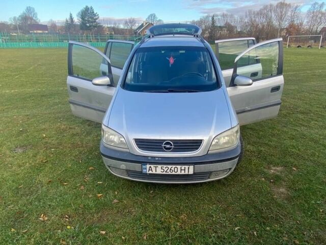 Серый Опель Зафира, объемом двигателя 2 л и пробегом 347 тыс. км за 3000 $, фото 5 на Automoto.ua