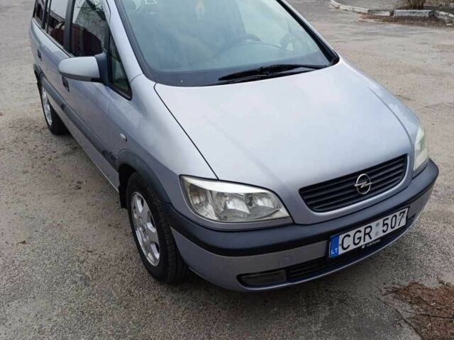 Сірий Опель Зафіра, об'ємом двигуна 2 л та пробігом 300 тис. км за 1200 $, фото 4 на Automoto.ua
